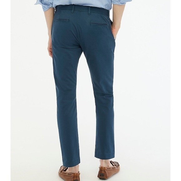 NWT J.CREW Men's Slim Fit TruTemp Chino Pant in Dark Midnight, 36/30 - Picture 3 of 9